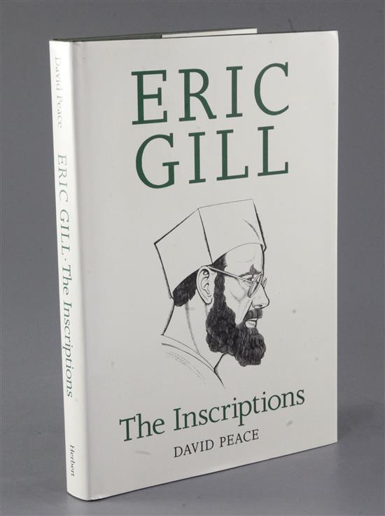 A collection of assorted works relating to Eric Gill,